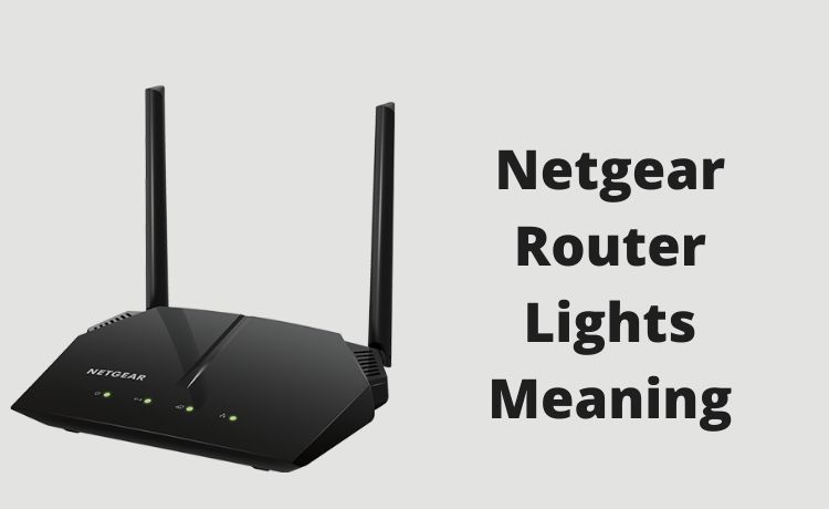 Netgear Router Lights Meaning