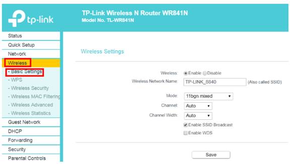 Change Channel on TP-Link Wireless Router