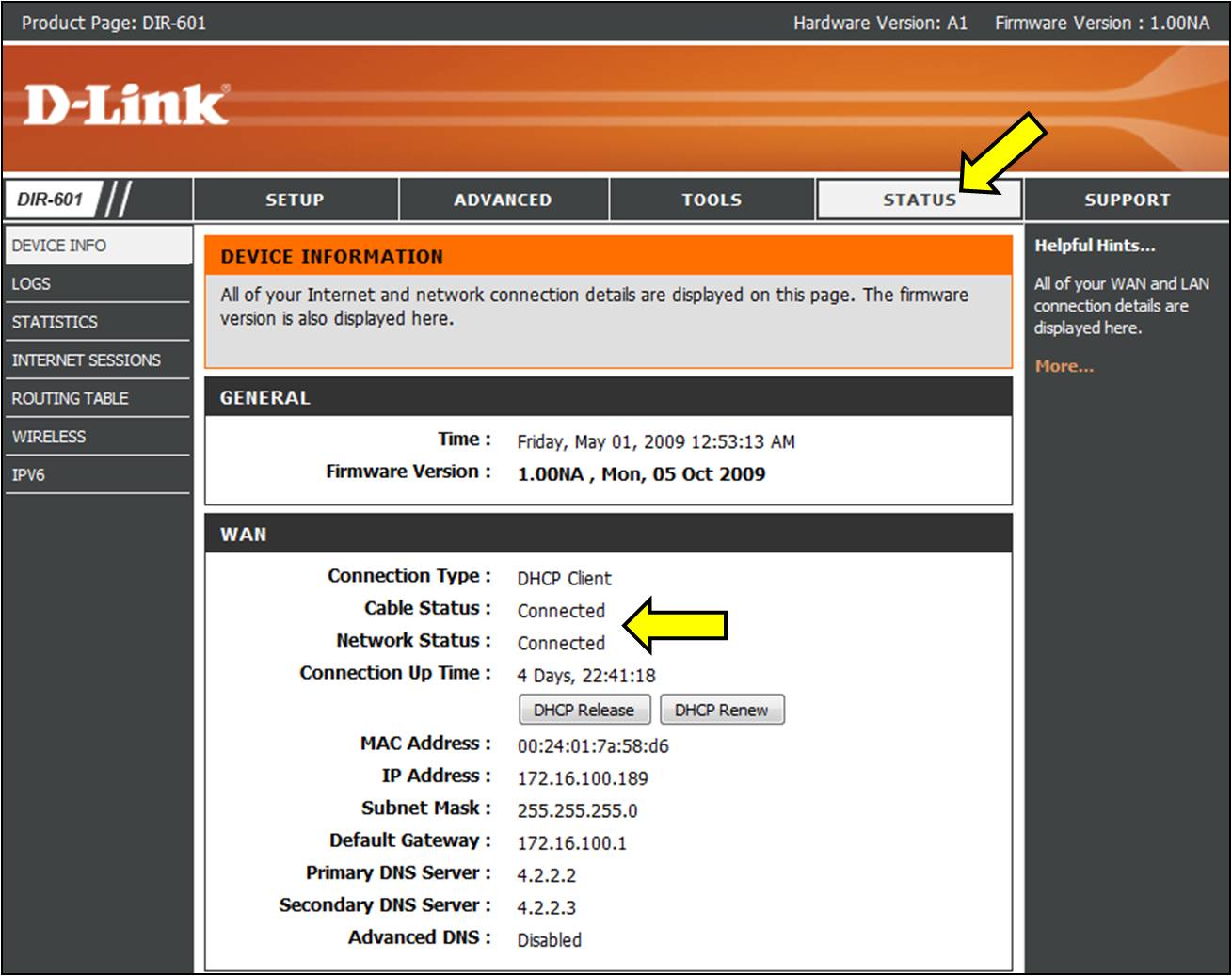 Dlink Router Cannot Access Internet Error