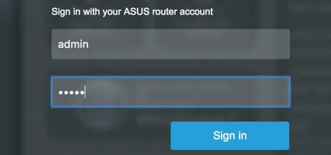 Asus Router Login Page not Loading