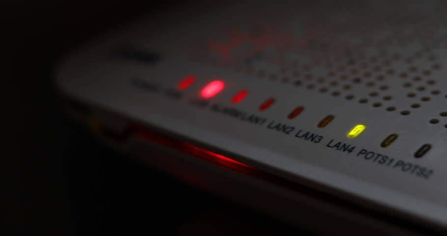 CenturyLink Modem Internet Light Blinking Red and Green