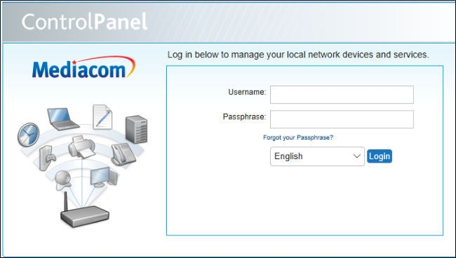 Change Mediacom Wi-Fi Password