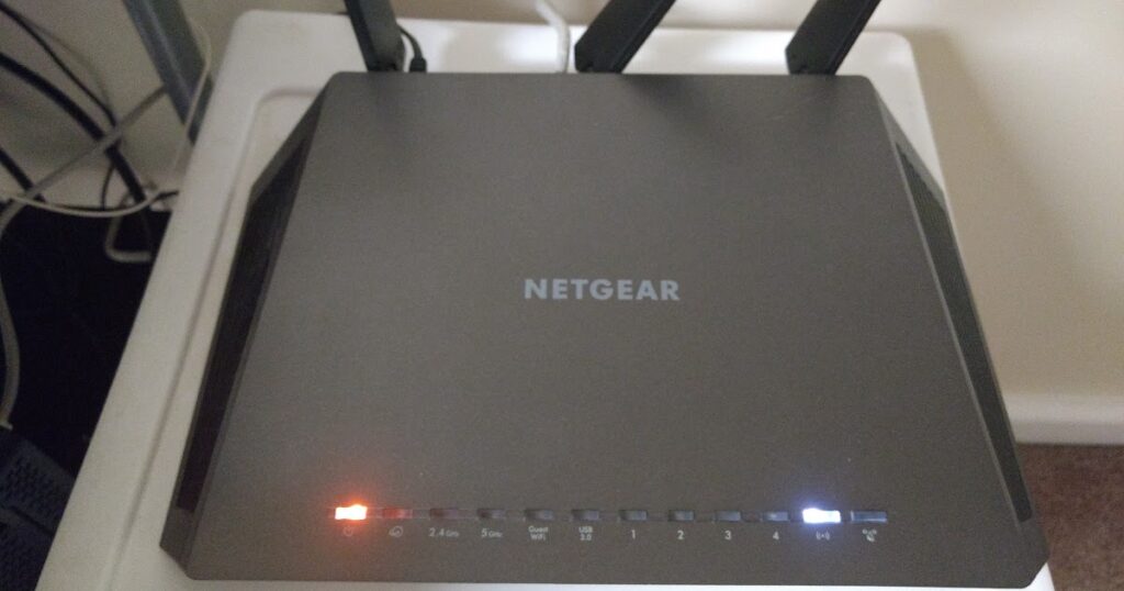 Netgear Nighthawk Internet Light Blinking White