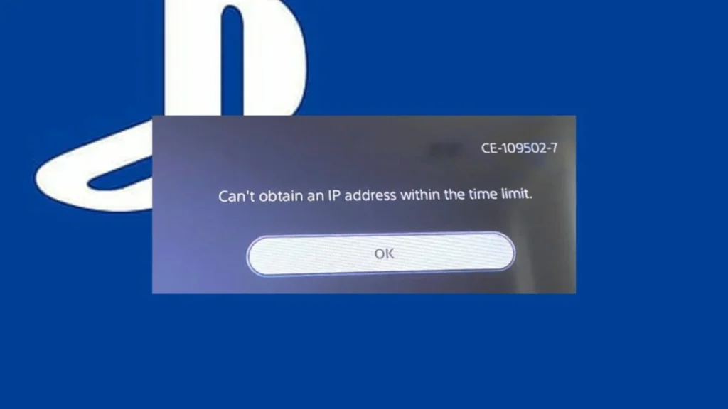 PS5 Can’t Obtain IP Address Within Time Limit